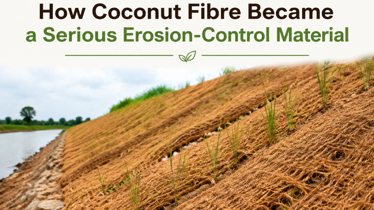 How Coconut Fibre Became a Serious Erosion-Control Material